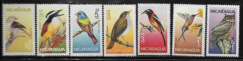 Nicaragua 1500-06 Birds Mint NH