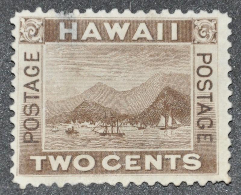 DYNAMITE Stamps: Hawaii Scott #75 (thin spot)  USED