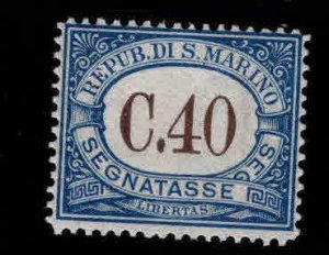 San Marino Scott J25 MH* postage due stamp