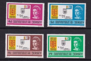 Jersey   #22-25  MNH  1969  postal service independency