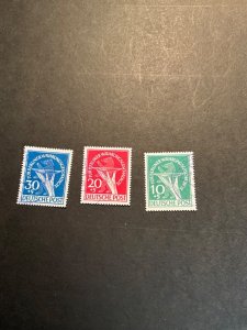 Stamps German Occupation Berlin Scott #9nB1-3  used