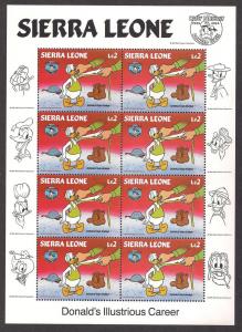 SIERRA LEONE SC# 663A VF MNH 1984 SHEET/8