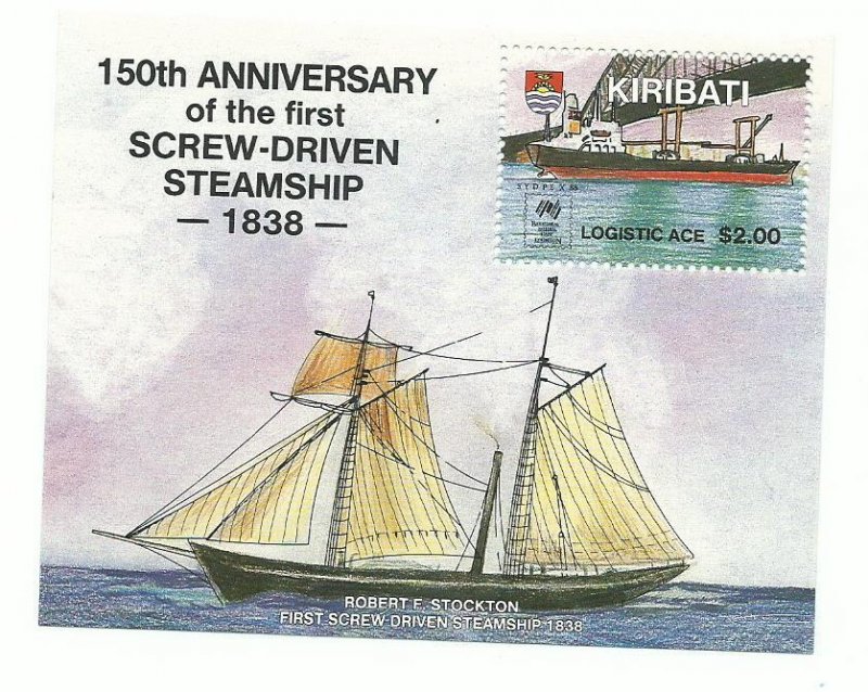 Kiribati 508   SS Mint NH VF  1988  PD