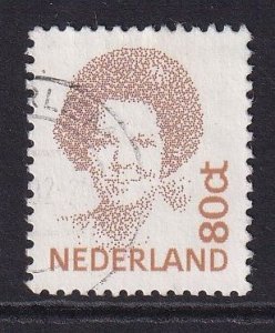 Netherlands  #774A  used 1991 Beatrix 80c