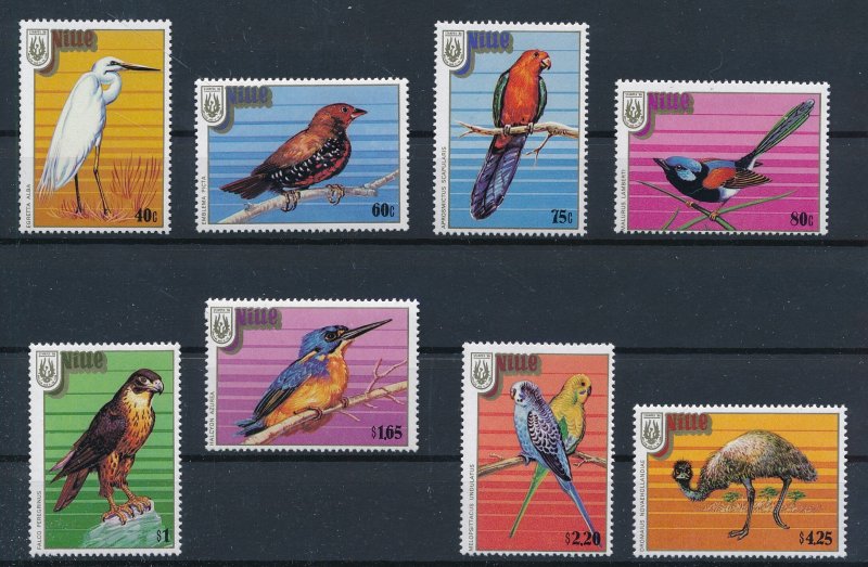 [BIN2838] Niue 1986 Birds good set of stamps very fine MNH