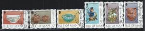 ISLE OF MAN SC# 86-91 FVF/CTO 1976