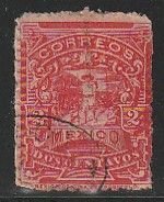 MEXICO 270 2¢ MULITA WMK EAGLE & RM USED F-VF. (792)