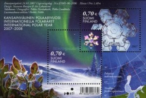 Finland Finnland Finlande 2007 International Polar Year IPY block MNH