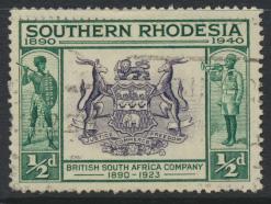 Southern Rhodesia  SG 53  SC# 56   Used / FU  Golden Jubilee of BSAC   see de...
