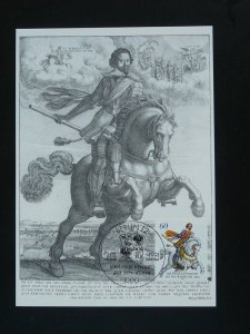 history Johann von Werth horse maximum card Germany 1991 (Berlin)