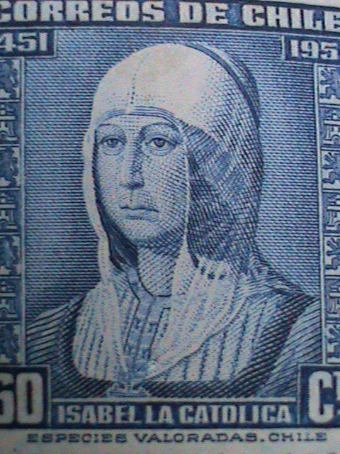 CHILLI 1952 SC# 264 500TH ANNIVERSARY-BIRTH OF QUEEN ISABELLA I -SPAIN-MNH VF