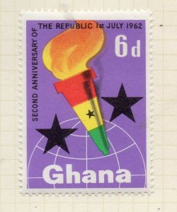 Ghana 1962 Early Issue Fine Mint Hinged 6d. NW-167910