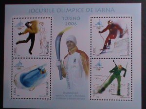 ​ROMANIA-2006-SC#4787 WINTER OLYMPIC GAMES- TURIN'2006-MNH-S/S VERY FINE