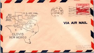 FFC 1948 - US Airmail RT AM 64 - Clovis, N. Mex to El Paso, Tx - F50765