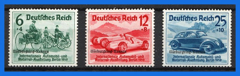 1939 - Alemania - Berlín - Scott n B 141 / B 143 - MNH - AL- B- 31