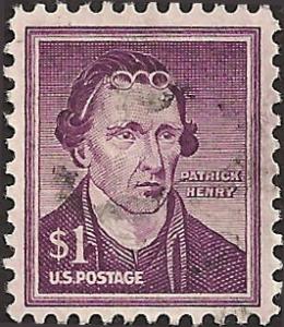 # 1052 USED WET PRINT PATRICK HENRY