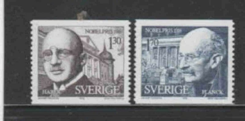 SWEDEN #1271-1272 1978 NOBEL PRIZE WINNERS MINT VF NH O.G