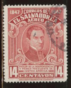 El Salvador Scott C109 used 1948 airmail stamp