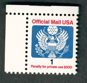 O143  1c Official Mail MNH Single