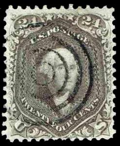 US.#78 Used .24c  Regular Issue Of 1862 - XF - CV$425.00  (ESP#0146)