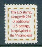 2521 4c Make-Up Rate Fine MNH