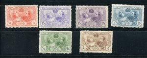 Spain 1907 Industrial Expo Cinderella Stamps MH