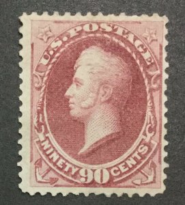 MOMEN: US STAMPS #166 MINT OG NH LOT #33013