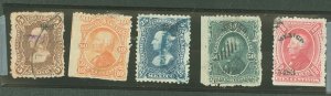 Mexico #118-122 Used Multiple