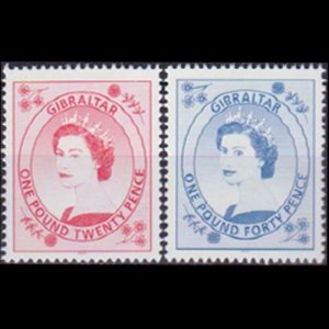 GIBRALTAR 2001 - Scott# 885-6 Queen Set of 2 NH