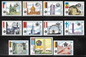 Cuba 2201-2205, C292-C297 1978 World Youth Festival set MNH