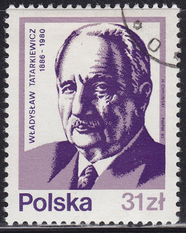 Poland 2567 Wladyslaw Tatarkiewicz 1983