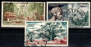 French West Africa #C18-20 F-VF Used  CV $4.75 (X6871)