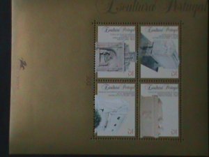 PORTUGAL-THE FAMOUS ARTS & ARCHITECTURES OF PORTUGAL-MNH S/S VF-LAST ONE