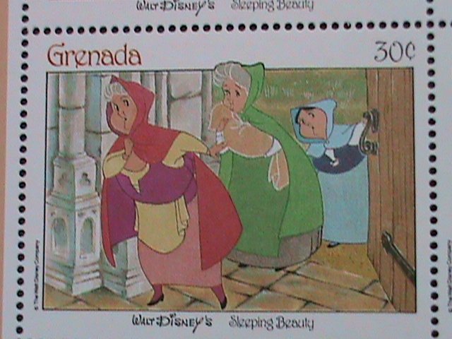 GRANADA- DISNEY CARTOON-SLEEPING BEAUTIFUL FULL SHEET MNH-VERY FINE