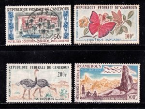 Cameroon stamps #C41 - 44, used, complete set, CV $4.50