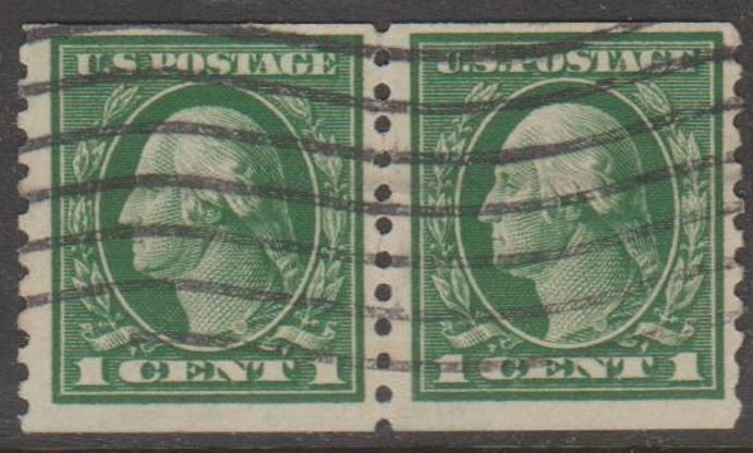 U.S. Scott #443 Washington Stamp - Used Pair