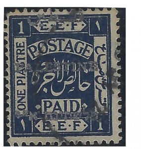 BRITISH MANDATE OF PALESTINE: JERUSALEM 2 1 PI (NPS21 #047)