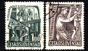 Czechoslovakia 397-8 used set