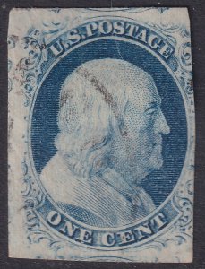 #9 Used, Fine+ (CV $100 - ID47239) - Joseph Luft