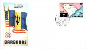 Barbados FDC 1976 - American Revolution Bicentennial - F64364