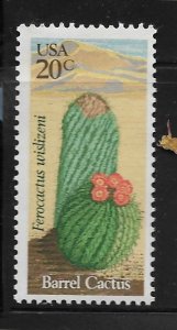 UNITED STATES, 1942, MNH, BARREL CACTUS