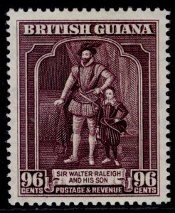 BRITISH GUIANA GVI SG316b, 96c purple, M MINT.