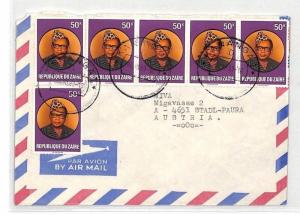 Zaire Airmail Impressive Franking Cover MISSIONARY VEHICLES PTS 1983 CA345