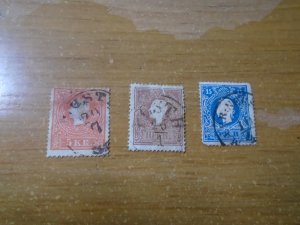 Austria  #9-11  used