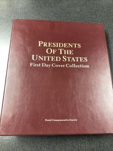 US President First Day Cover In Album