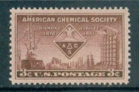 1002 3c Chemical Society Fine MNH