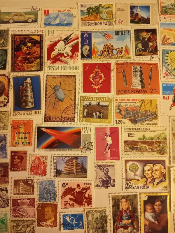 Ww lot mixed stamps 75+ & CTO Included!