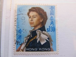 1962 Hong Kong $1.30 Fine Used Stamp A13P19F120-