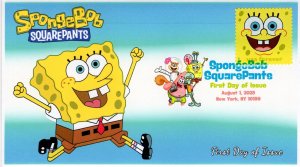 25-303, 2025, Sponge Bob Square Pants, First Day Cover Cover, Digital Color Post