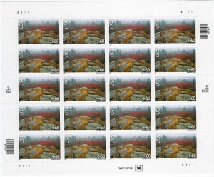 C138 60CENT ACADIA NATIONAL PARK MNH FULL SHEET OF 20 ADHESIVE STAMPS